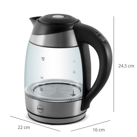 Czajnik ELDOM C520 z regulacją temperatury 1,8 L ELDOM Czajnik ELDOM C520 z regulacją temperatury 1,8 L ELDOM
