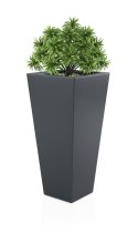 Designerska donica MONUMO SLIM LINE M Antracytowa MONUMO