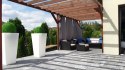 Designerska donica MONUMO SLIM LINE M Antracytowa MONUMO