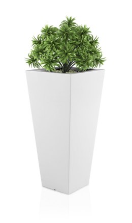 Designerska donica MONUMO SLIM LINE M Biała MONUMO
