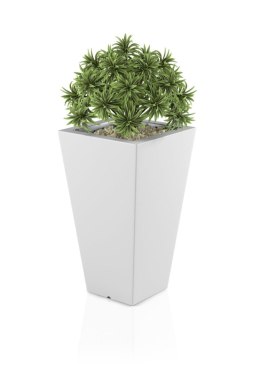 Designerska donica MONUMO SLIM LINE S Biała MONUMO