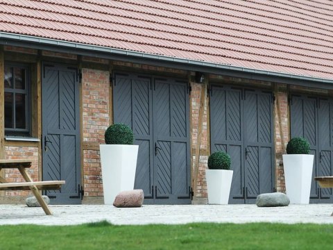 Designerska donica MONUMO SLIM LINE S Biała MONUMO Designerska donica MONUMO SLIM LINE S Biała MONUMO
