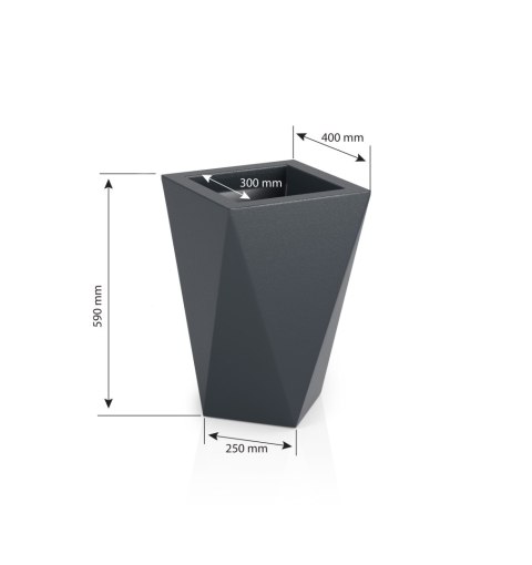 Designerska donica MONUMO VASO Biała MONUMO Designerska donica MONUMO VASO Biała MONUMO