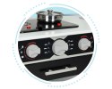 Drewniana kuchnia dla dzieci piekarnik palniki mikrofala akcesoria ECOTOYS ECOTOYS