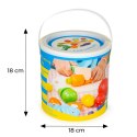 Drewniane warzywa i owoce do krojenia 13 elementów + wiaderko MULTISTORE
