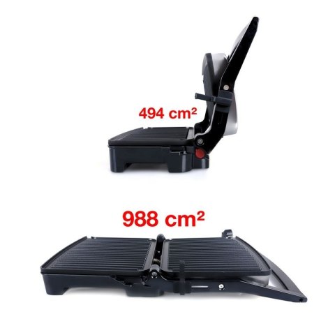 Grill kontaktowy GK150 FLAAT ELDOM panini 2000W ELDOM Grill kontaktowy GK150 FLAAT ELDOM panini 2000W ELDOM