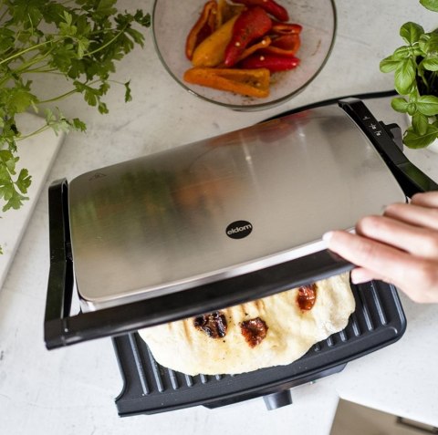 Grill kontaktowy GK150 FLAAT ELDOM panini 2000W ELDOM Grill kontaktowy GK150 FLAAT ELDOM panini 2000W ELDOM