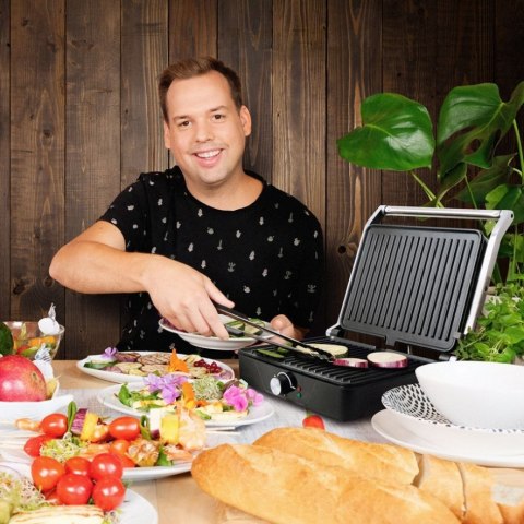 Grill kontaktowy GK170 svad ELDOM składany grill elektryczny ELDOM Grill kontaktowy GK170 svad ELDOM składany grill elektryczny ELDOM