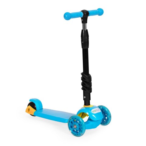 Hulajnoga trójkołowa balansowa led 3w1 świecące kółka - Niebieska ECOTOYS ECOTOYS Hulajnoga trójkołowa balansowa led 3w1 świecące kółka - Niebieska ECOTOYS ECOTOYS