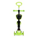 Hulajnoga trójkołowa balansowa led 3w1 świecące kółka - Zielona ECOTOYS ECOTOYS