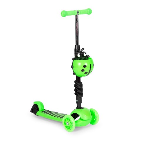 Hulajnoga trójkołowa balansowa led 3w1 świecące kółka - Zielona ECOTOYS ECOTOYS Hulajnoga trójkołowa balansowa led 3w1 świecące kółka - Zielona ECOTOYS ECOTOYS