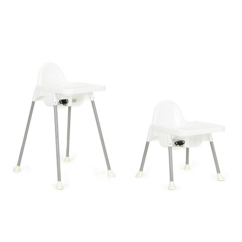 Krzesełko fotelik do karmienia 2w1 ECOTOYS biały ECOTOYS Krzesełko fotelik do karmienia 2w1 ECOTOYS biały ECOTOYS