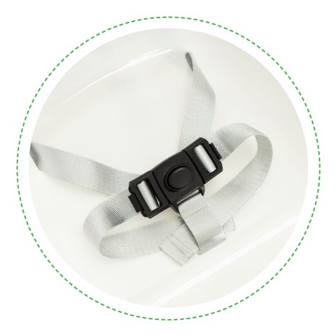 Krzesełko fotelik do karmienia 2w1 ECOTOYS biały ECOTOYS Krzesełko fotelik do karmienia 2w1 ECOTOYS biały ECOTOYS