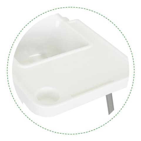 Krzesełko fotelik do karmienia 2w1 ECOTOYS biały ECOTOYS Krzesełko fotelik do karmienia 2w1 ECOTOYS biały ECOTOYS