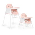 Krzesełko fotelik do karmienia dzieci 3w1 składany ECOTOYS ECOTOYS