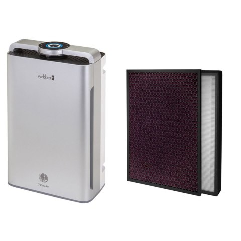 Oczyszczacz powietrza WEBBER AP9700 WI-FI srebrny WEBBER