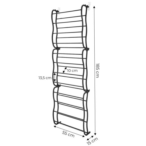 Organizer na buty zawieszany na drzwiach - drabinka na buty ModernHome Organizer na buty zawieszany na drzwiach - drabinka na buty ModernHome