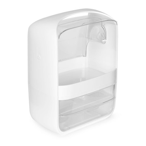Organizer na kosmetyki skrzynka z szufladami - białe ModernHome Organizer na kosmetyki skrzynka z szufladami - białe ModernHome