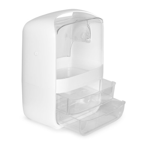 Organizer na kosmetyki skrzynka z szufladami - białe ModernHome Organizer na kosmetyki skrzynka z szufladami - białe ModernHome