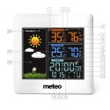 Stacja pogodowa METEO SP93 z DCF i pogodynką + czujnik METEO