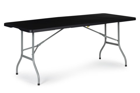 Stół cateringowy ogrodowy składany bankietowy 153cm - czarny ModernHome Stół cateringowy ogrodowy składany bankietowy 153cm - czarny ModernHome