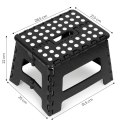 Stołek składany 1 stopniowy taboret z tworzywa 22 cm ModernHome