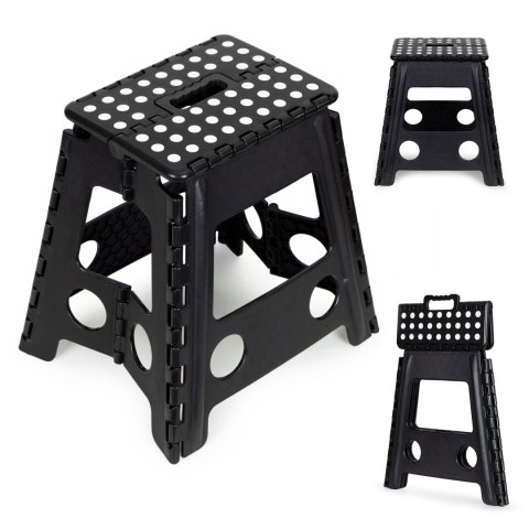 Stołek składany 1 stopniowy taboret z tworzywa 39 cm ModernHome
