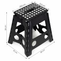 Stołek składany 1 stopniowy taboret z tworzywa 39 cm ModernHome