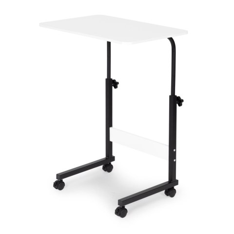 Stolik pod laptopa z kółkami biurko dostawiane do fotela kanapy biały ModernHome ModernHome Stolik pod laptopa z kółkami biurko dostawiane do fotela kanapy biały ModernHome ModernHome