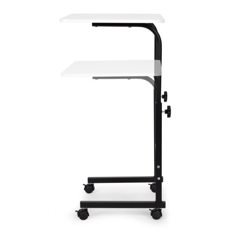 Stolik pod laptopa z kółkami biurko dostawiane do fotela kanapy biały ModernHome ModernHome Stolik pod laptopa z kółkami biurko dostawiane do fotela kanapy biały ModernHome ModernHome