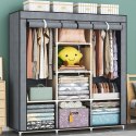 Szafa tekstylna duża materiałowa garderoba z półkami na ubrania i buty ModernHome ModernHome