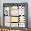 Szafa tekstylna duża materiałowa garderoba z półkami na ubrania i buty ModernHome ModernHome