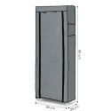 Szafa tekstylna materiałowa garderoba z półkami na ubrania i buty ModernHome ModernHome