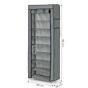 Szafa tekstylna materiałowa garderoba z półkami na ubrania i buty ModernHome ModernHome