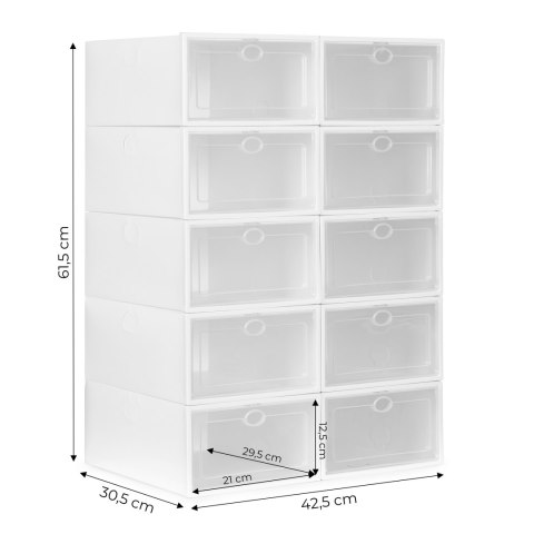 Szafka modułowa na buty organizer 10 modułów ModernHome ModernHome Szafka modułowa na buty organizer 10 modułów ModernHome ModernHome