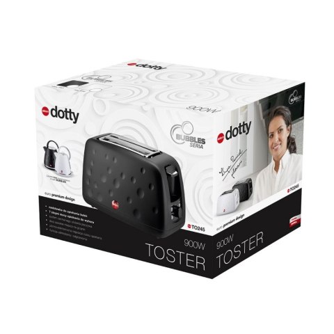Toster TO245 DOTTY Eldom czarny seria BUBBLES ELDOM Toster TO245 DOTTY Eldom czarny seria BUBBLES ELDOM