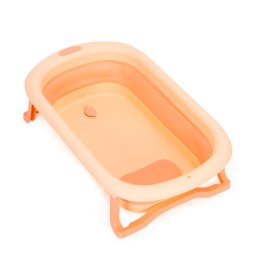 Wanienka dla dzieci wanna turystyczna składana odpływ różowa ECOTOYS ECOTOYS