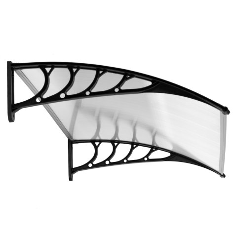 Daszek nad drzwi 120x100 cm zadaszenie osłona poliwęglan ModernHome ModernHome Daszek nad drzwi 120x100 cm zadaszenie osłona poliwęglan ModernHome ModernHome