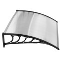 Daszek nad drzwi 120x100 cm zadaszenie osłona poliwęglan ModernHome ModernHome