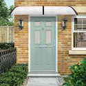 Daszek nad drzwi 120x80 cm zadaszenie osłona poliwęglan ModernHome ModernHome