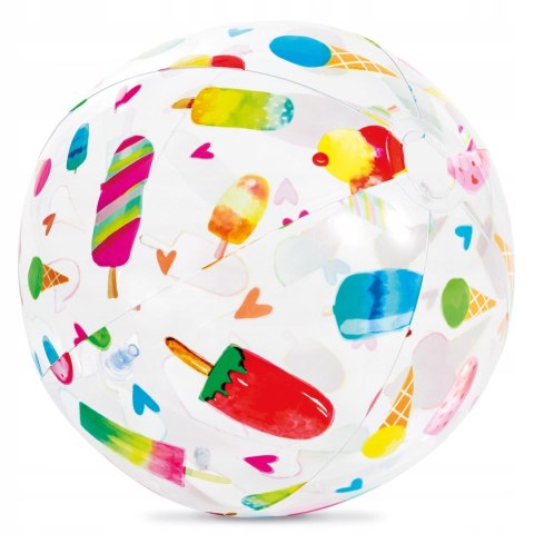 Dmuchana piłka plażowa 51cm różne wzory - 59040 INTEX INTEX Dmuchana piłka plażowa 51cm różne wzory - 59040 INTEX INTEX