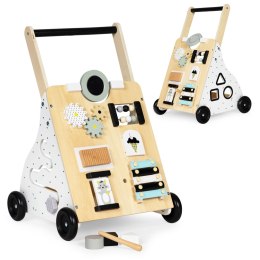 Drewniany chodzik pchacz wózek edukacyjny dla dzieci ECOTOYS ECOTOYS