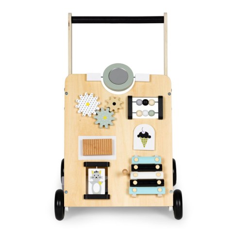 Drewniany chodzik pchacz wózek edukacyjny dla dzieci ECOTOYS ECOTOYS Drewniany chodzik pchacz wózek edukacyjny dla dzieci ECOTOYS ECOTOYS