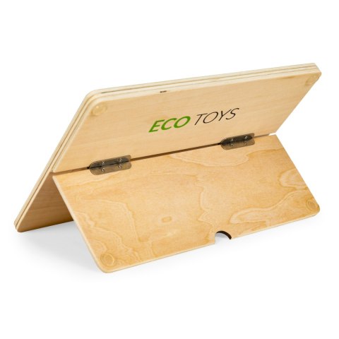 Drewniany tablet edukacyjny tablica magnetyczna kredowa ECOTOYS ECOTOYS Drewniany tablet edukacyjny tablica magnetyczna kredowa ECOTOYS ECOTOYS