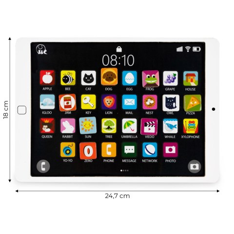 Drewniany tablet edukacyjny tablica magnetyczna kredowa ECOTOYS ECOTOYS Drewniany tablet edukacyjny tablica magnetyczna kredowa ECOTOYS ECOTOYS