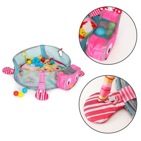 Duża mata edukacyjna 3w1 kojec 30 piłek 0+ ECOTOYS ECOTOYS Duża mata edukacyjna 3w1 kojec 30 piłek 0+ ECOTOYS ECOTOYS