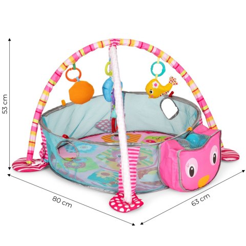 Duża mata edukacyjna 3w1 kojec 30 piłek 0+ ECOTOYS ECOTOYS Duża mata edukacyjna 3w1 kojec 30 piłek 0+ ECOTOYS ECOTOYS
