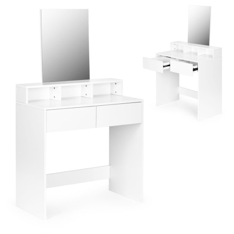 Duża nowoczesna toaletka kosmetyczna lustro szuflady ModernHome ModernHome Duża nowoczesna toaletka kosmetyczna lustro szuflady ModernHome ModernHome
