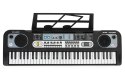 Duży keyboard pianino z mikrofonem dla dzieci + zasilacz MULTISTORE