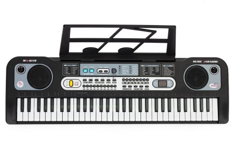Duży keyboard pianino z mikrofonem dla dzieci + zasilacz MULTISTORE Duży keyboard pianino z mikrofonem dla dzieci + zasilacz MULTISTORE